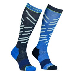 Ortovox Ski Tour Long Sock Men's in Deep Ocean